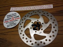 140 millimeter Brake Rotor with 44mm bolt spacing
