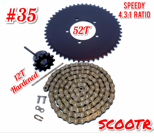 #35 Chain Drive Big Wheel Speed Kit 12:52
