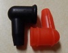 Spark Plug Wire Spring Cap/Cover (Black Rubber) or Red Silicone